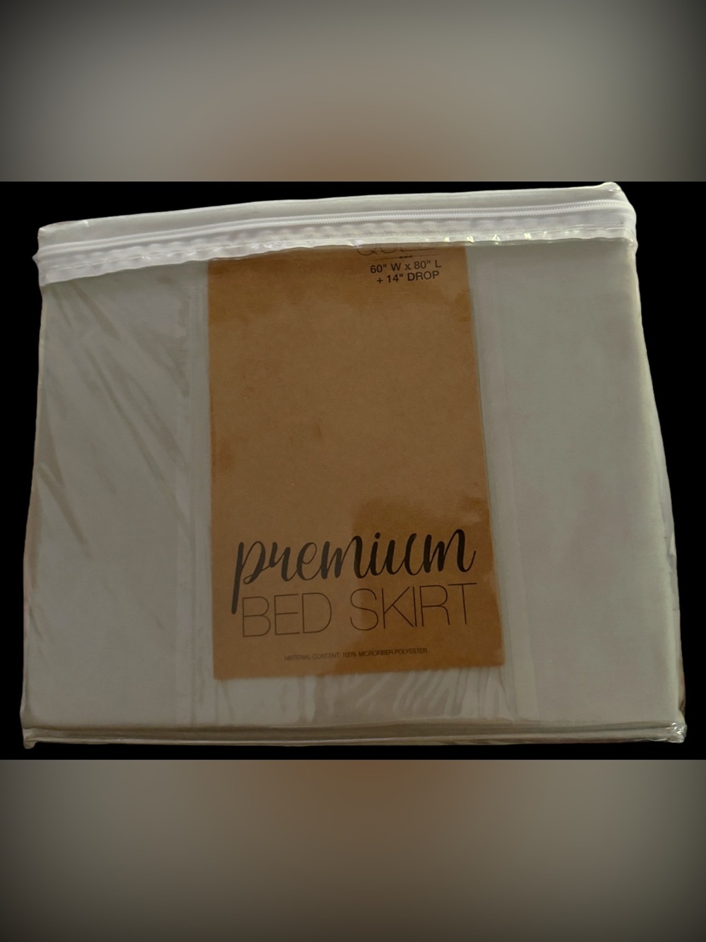 iEnjoy Home Queen Bed Skirt Gray